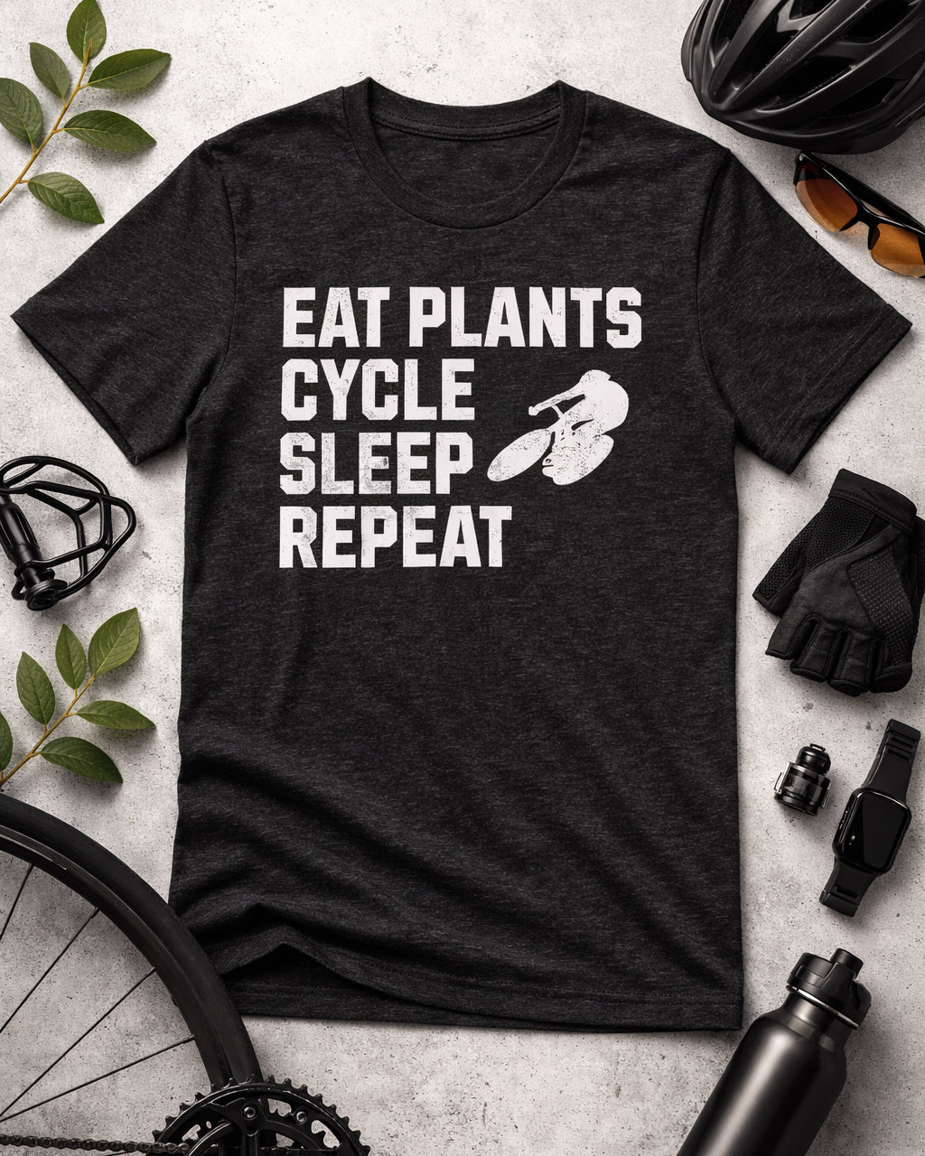 Eat Plants Cycle Repeat Unisex t-shirt