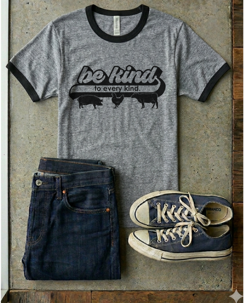 Be Kind to Every Kind Unisex ringer t-shirt