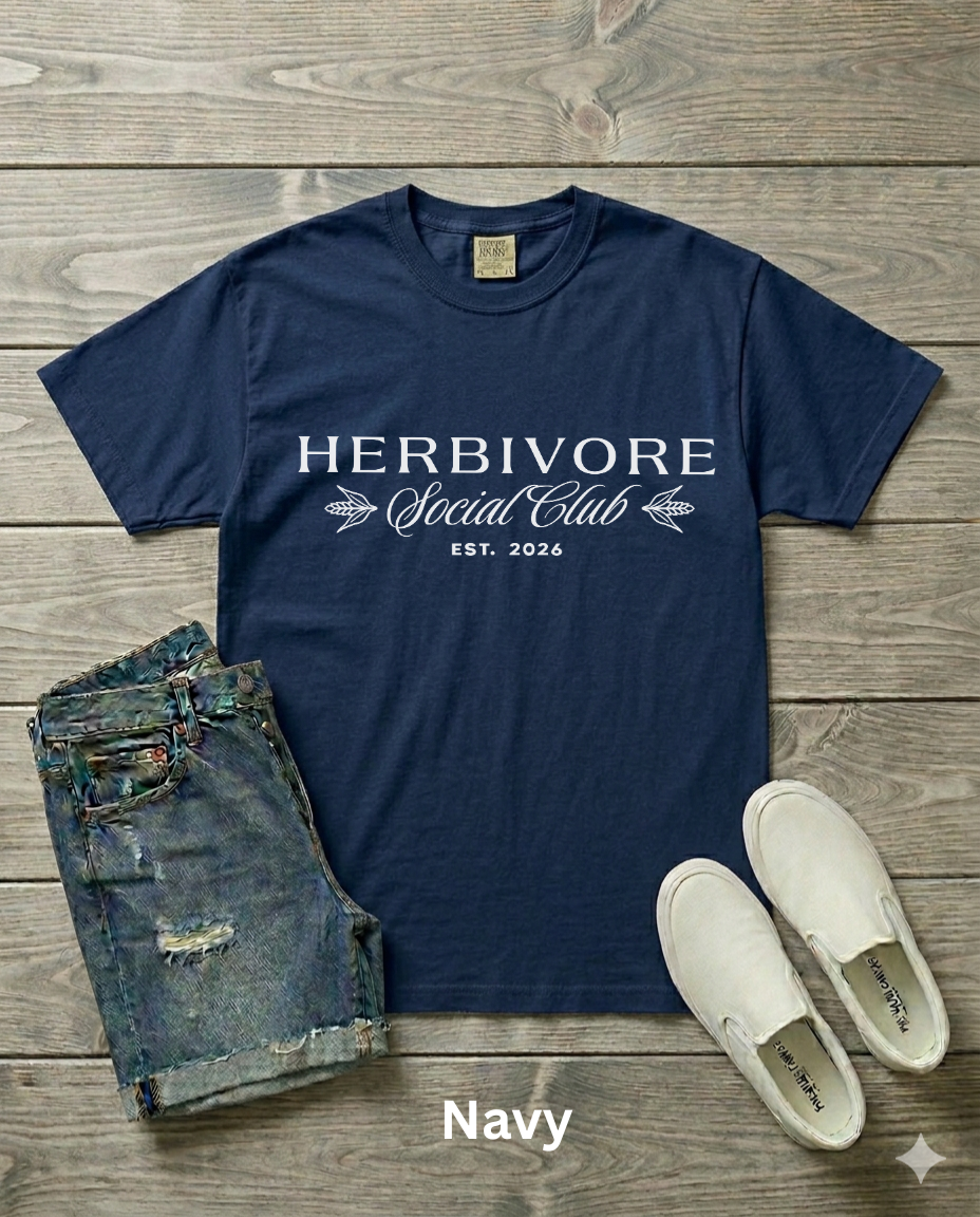 Herbivore Social Club 2026 Vintage Style t-shirt