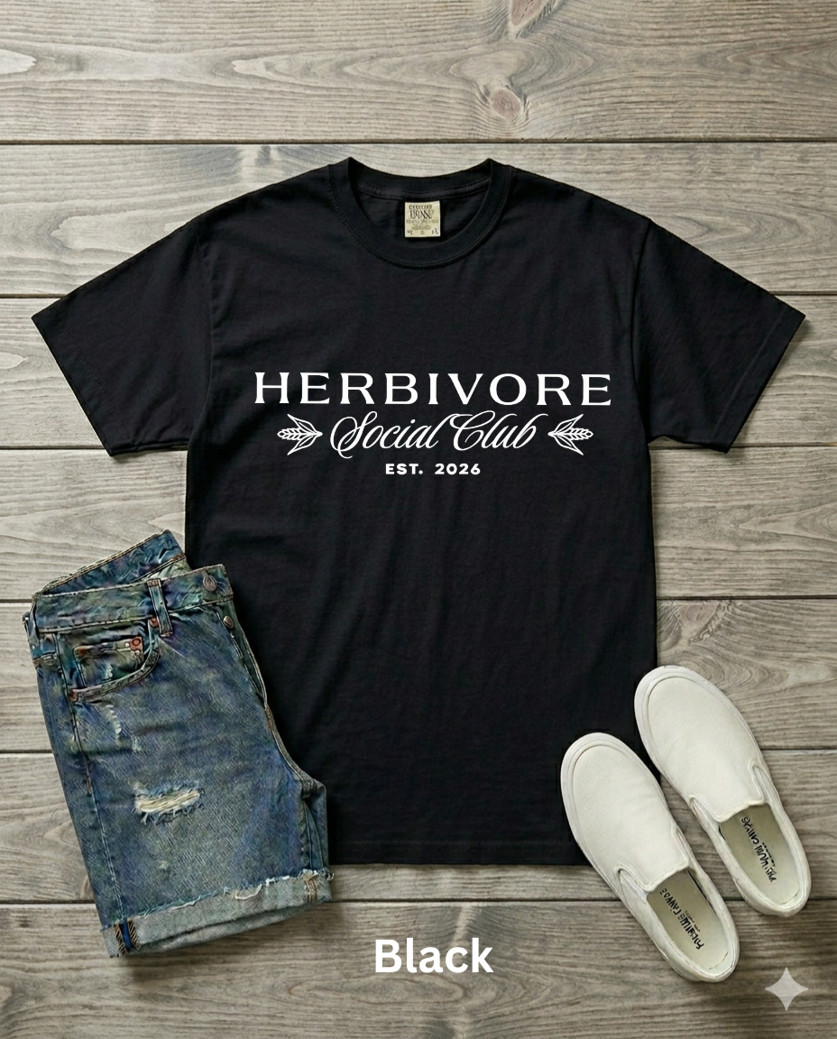 Herbivore Social Club 2026 Vintage Style t-shirt