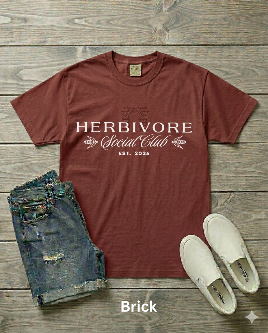 Herbivore Social Club 2026 Vintage Style t-shirt