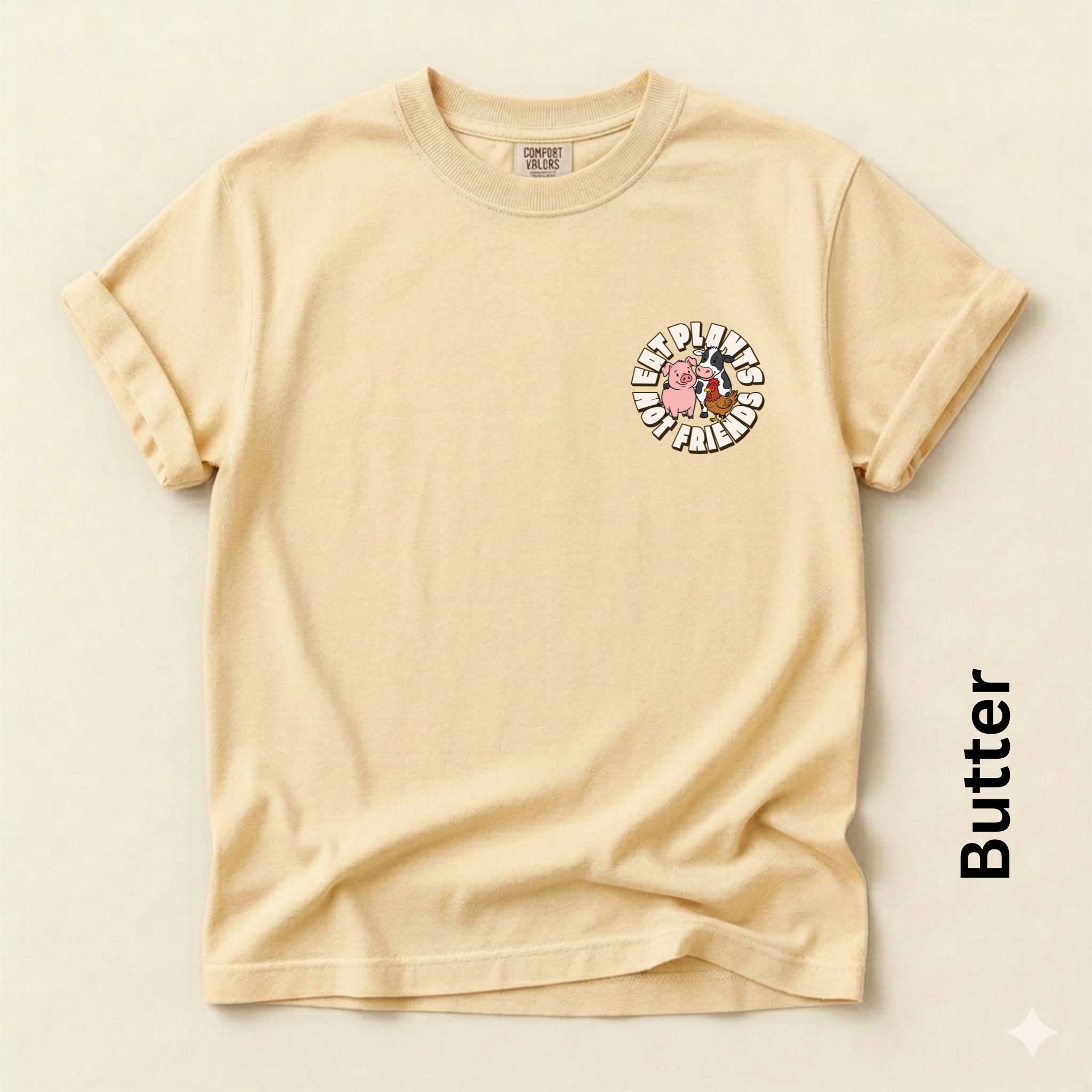 Eat Plants Not Friends Vintage Style T-shirt