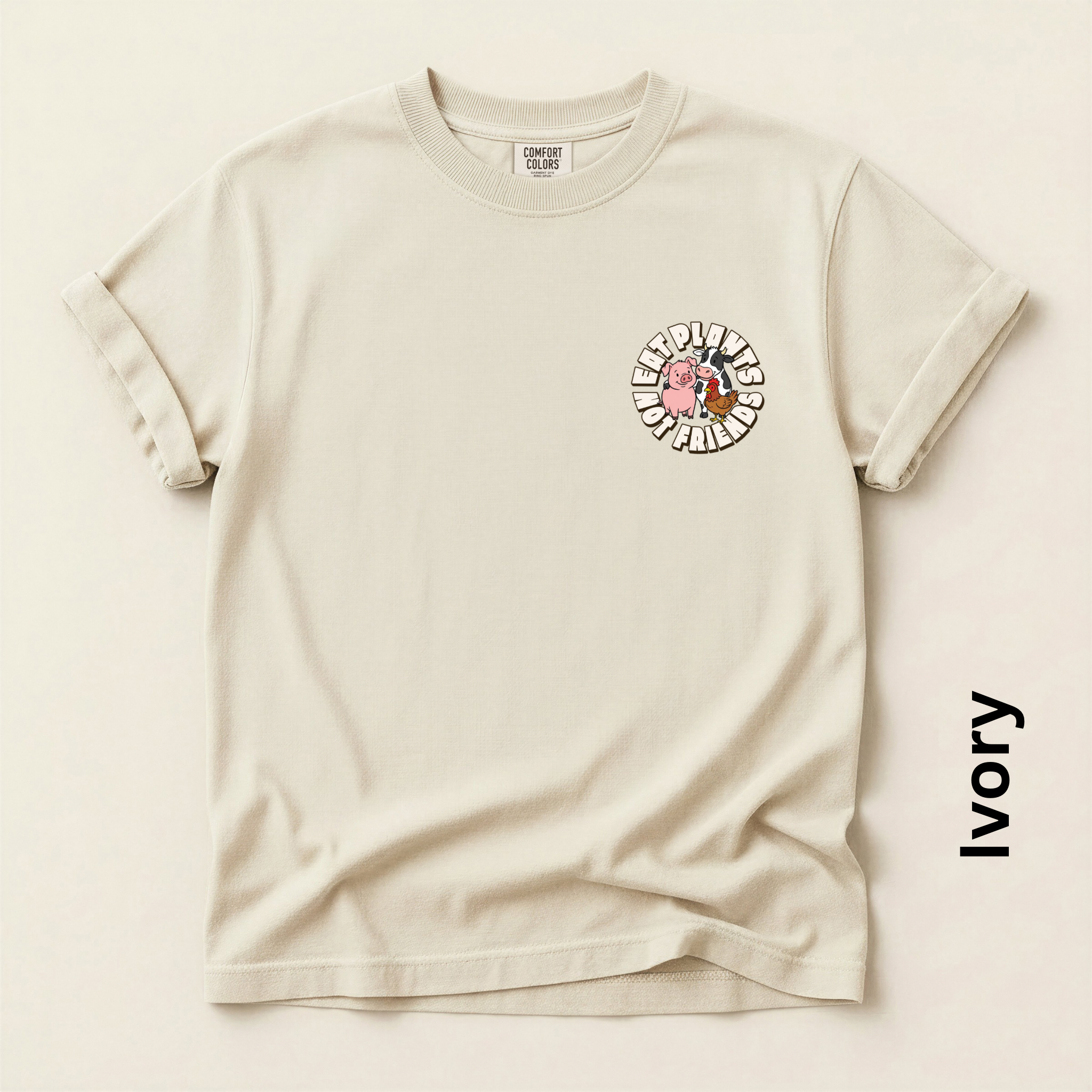 Eat Plants Not Friends Vintage Style T-shirt