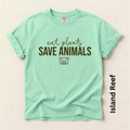 Eat Plants Save Animals Unisex Vintage Style t-shirt