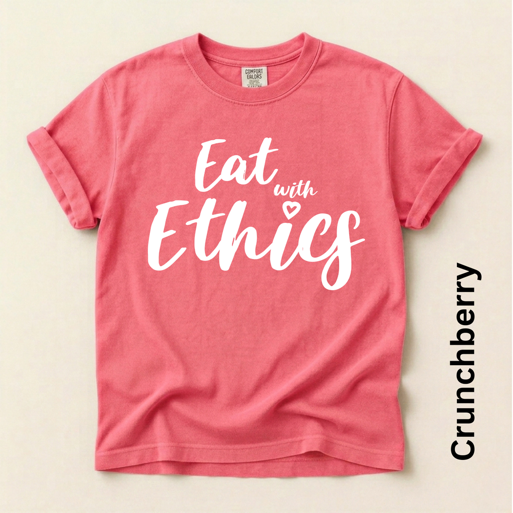 Eat with Ethics Unisex Vintage Style T-shirt