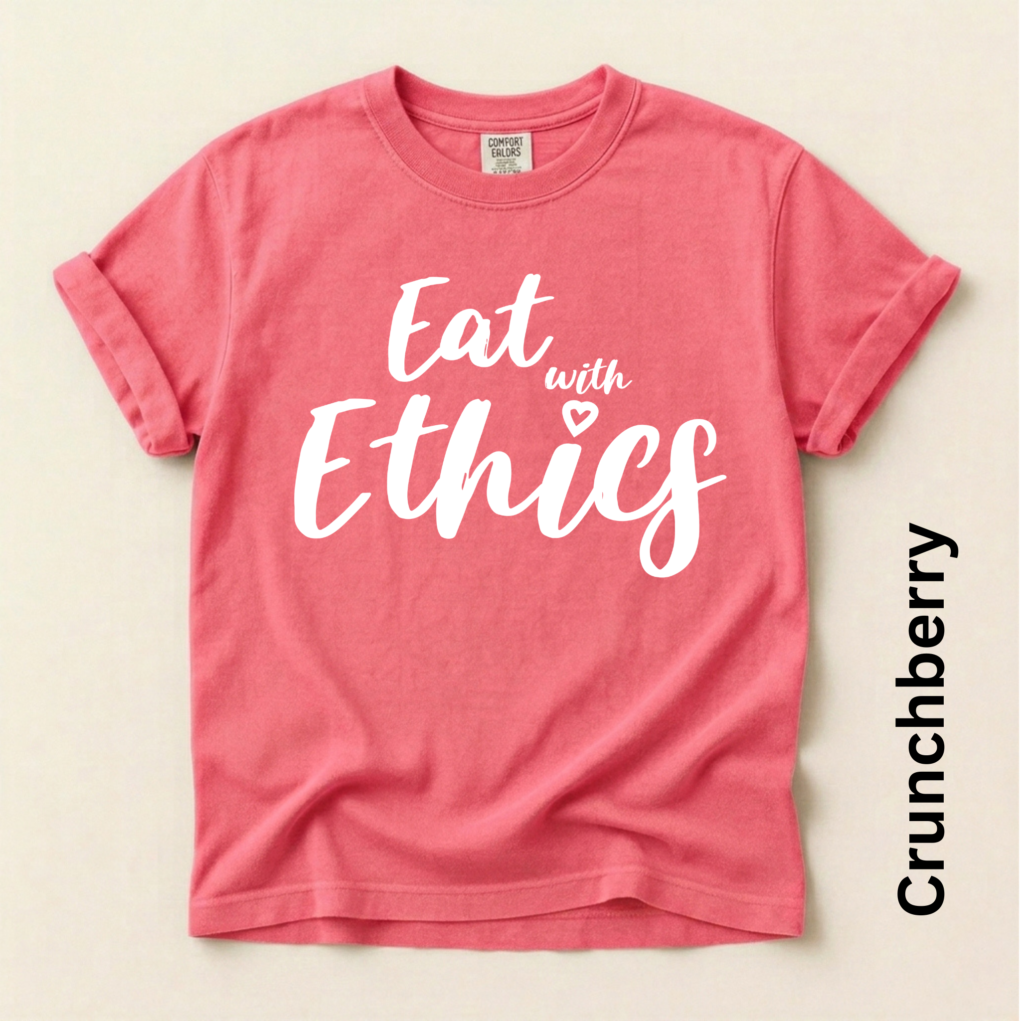 Eat with Ethics Unisex Vintage Style T-shirt