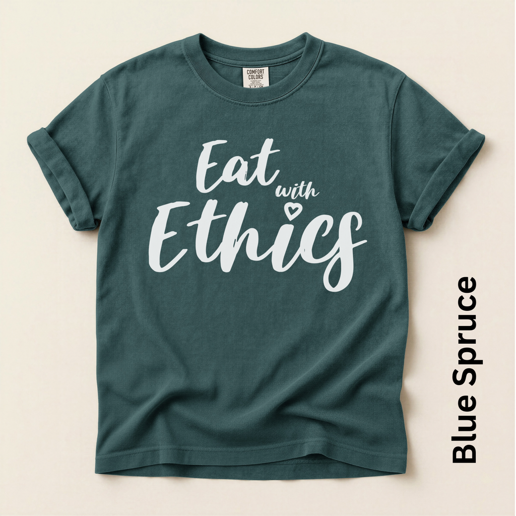 Eat with Ethics Unisex Vintage Style T-shirt