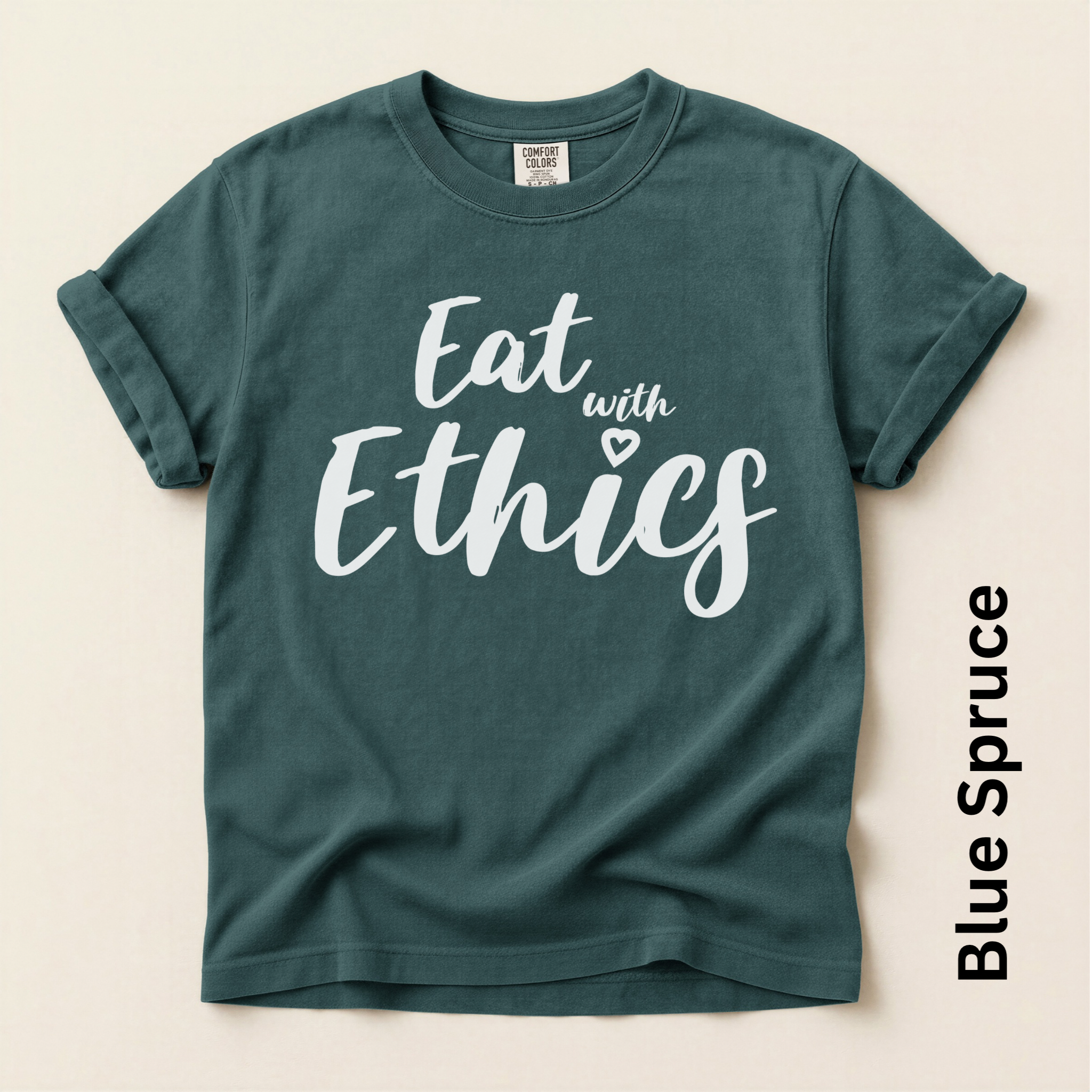 Eat with Ethics Unisex Vintage Style T-shirt