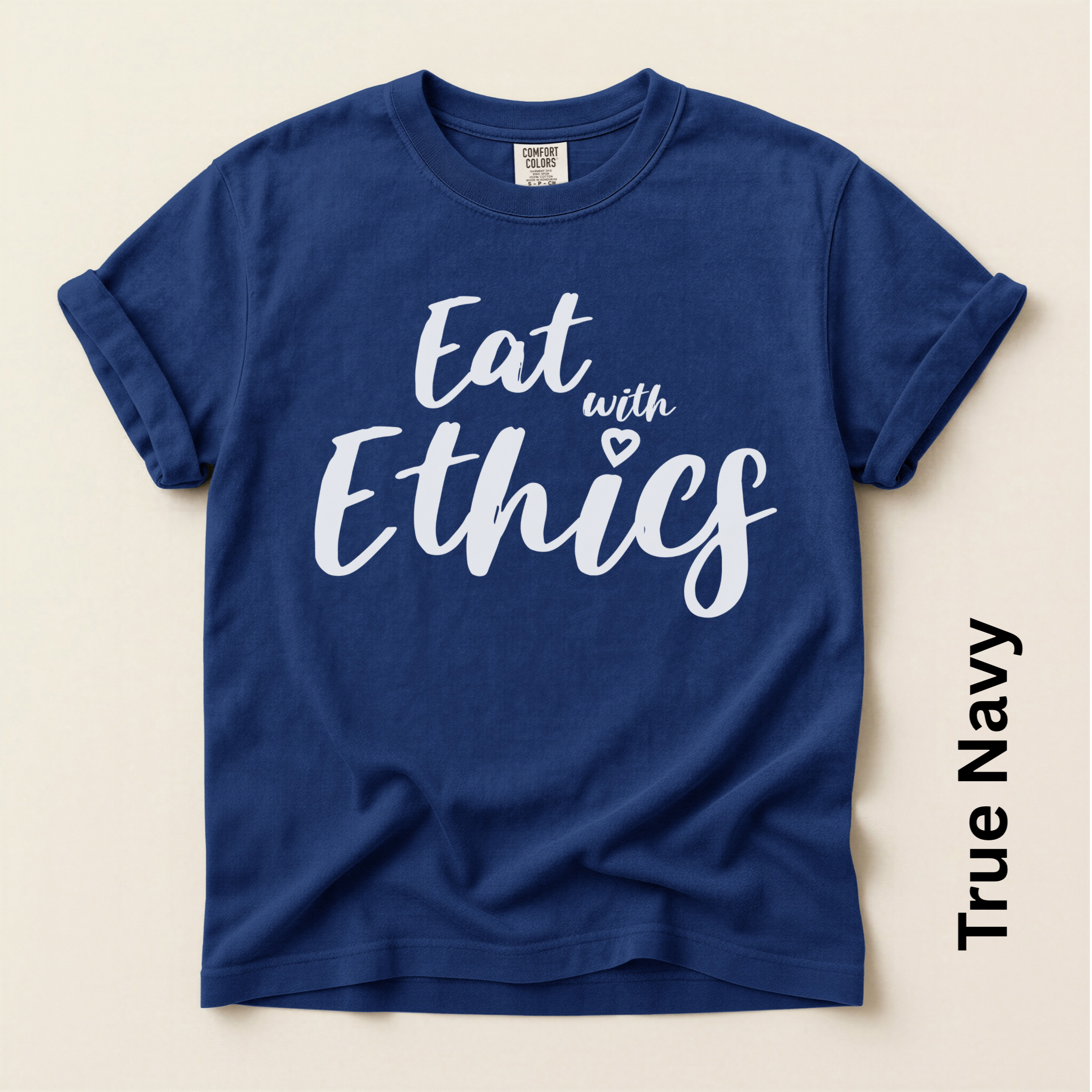 Eat with Ethics Unisex Vintage Style T-shirt