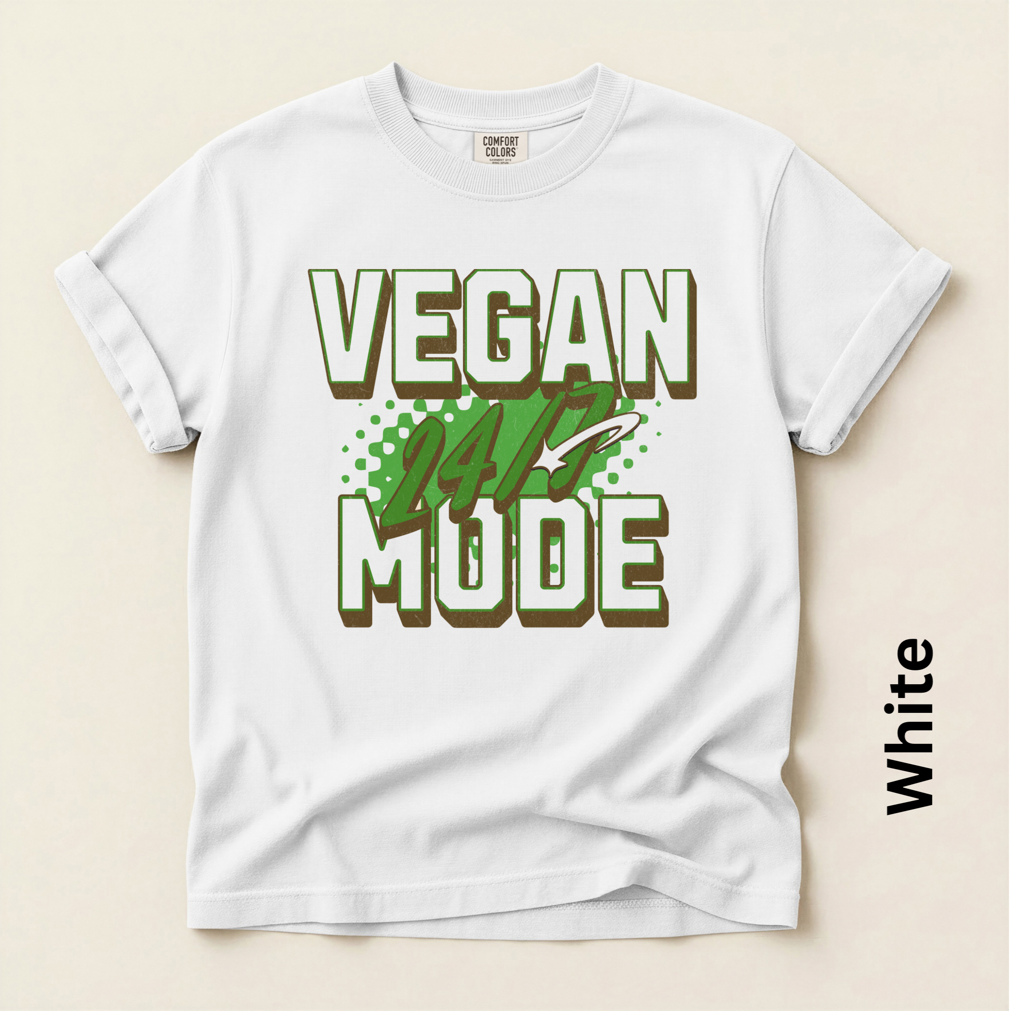 Vegan Mode Vintage Style t-shirt