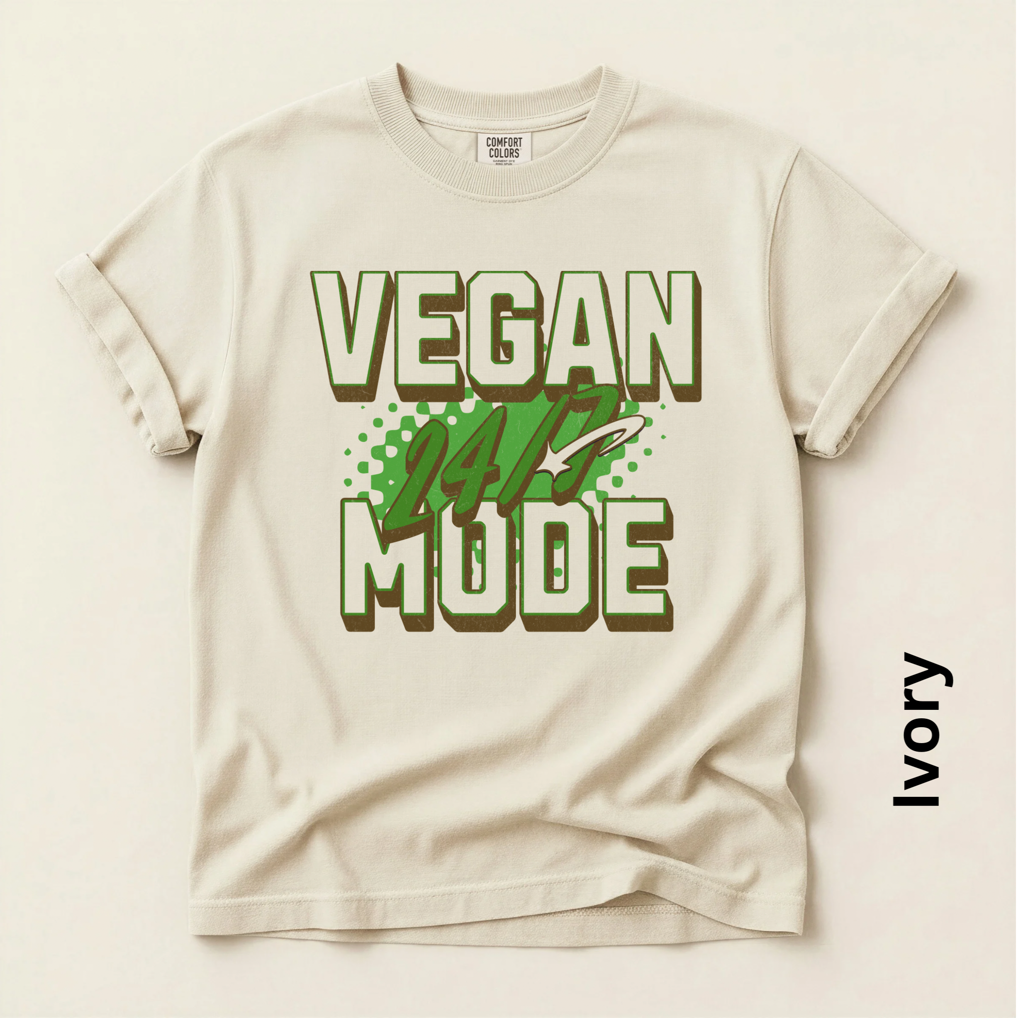 Vegan Mode Vintage Style t-shirt
