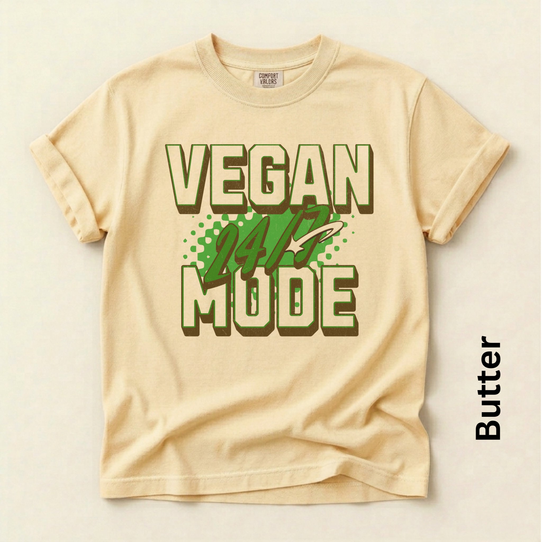 Vegan Mode Vintage Style t-shirt