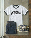 Choose Compassion Unisex ringer t-shirt