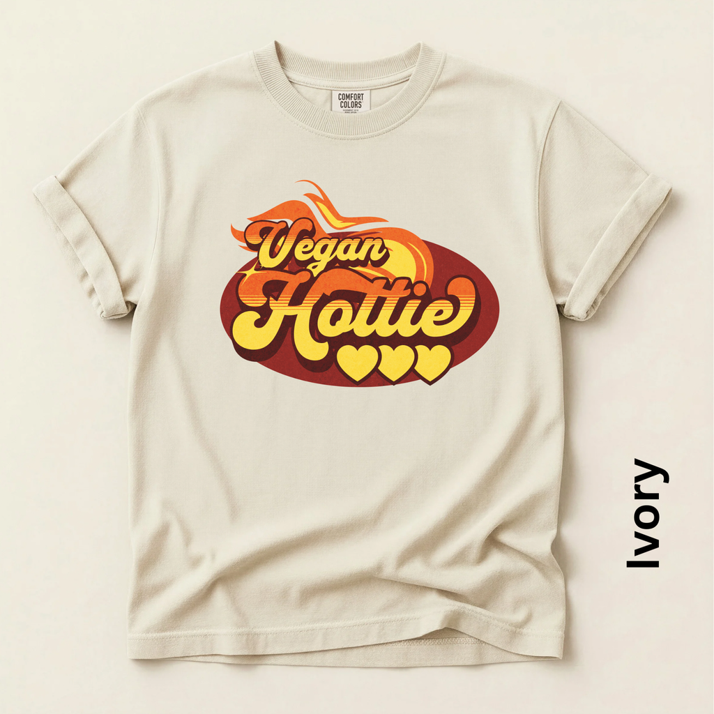 Vegan Hottie Vintage Style Unisex T-shirt
