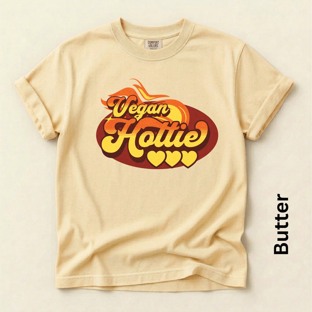 Vegan Hottie Vintage Style Unisex T-shirt
