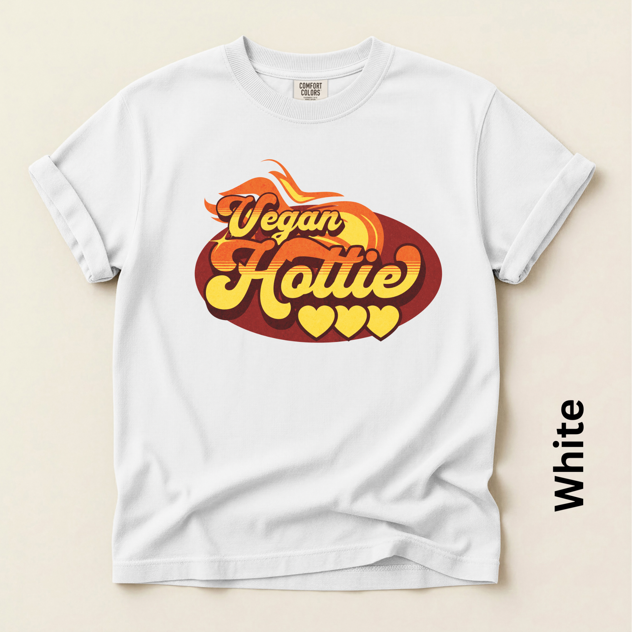 Vegan Hottie Vintage Style Unisex T-shirt