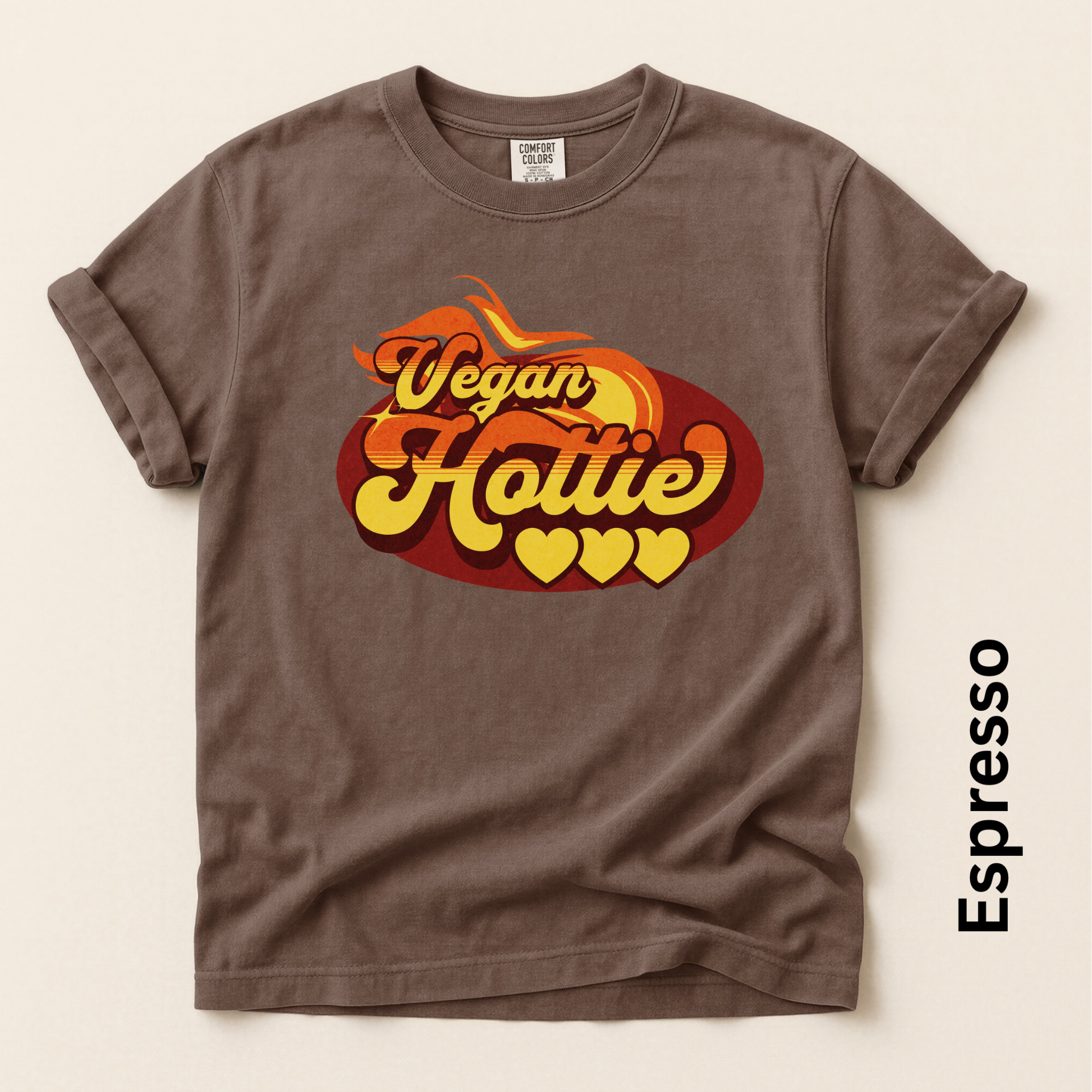Vegan Hottie Vintage Style Unisex T-shirt