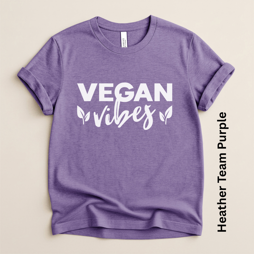 Vegan Vibes Script Modern Fit Unisex t-shirt