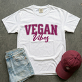 Vegan Vibes University Maroon Unisex Vintage Style T-shirt