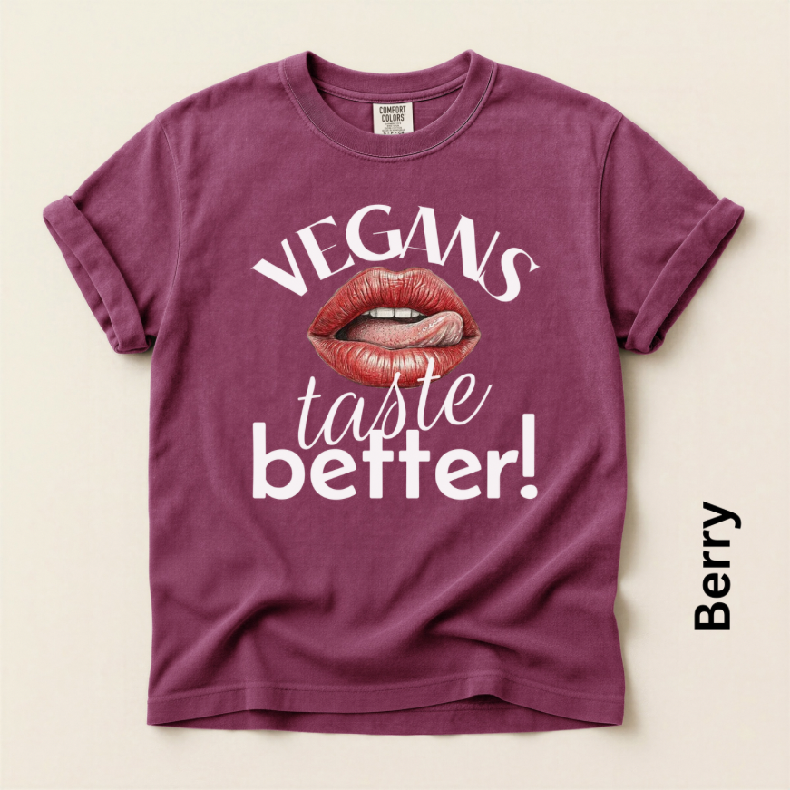 Vegans Taste Better Vintage Style T-shirt