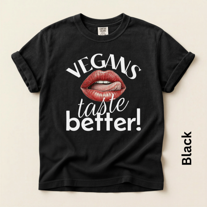 Vegans Taste Better Vintage Style T-shirt