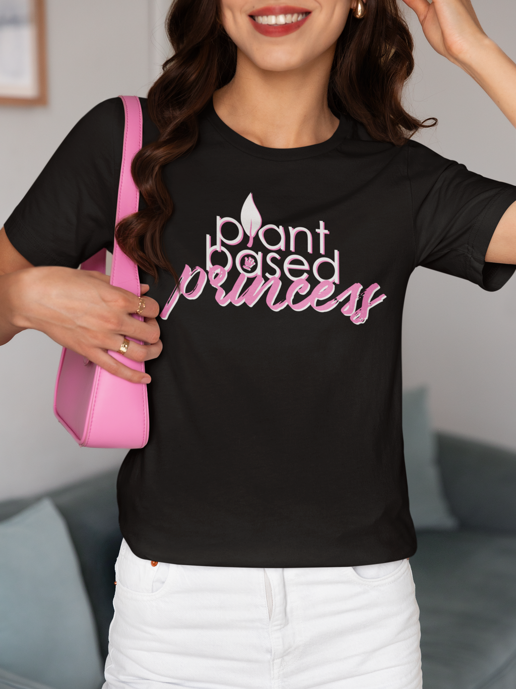Plant Based Princess Womens Relaxed T-Shirt