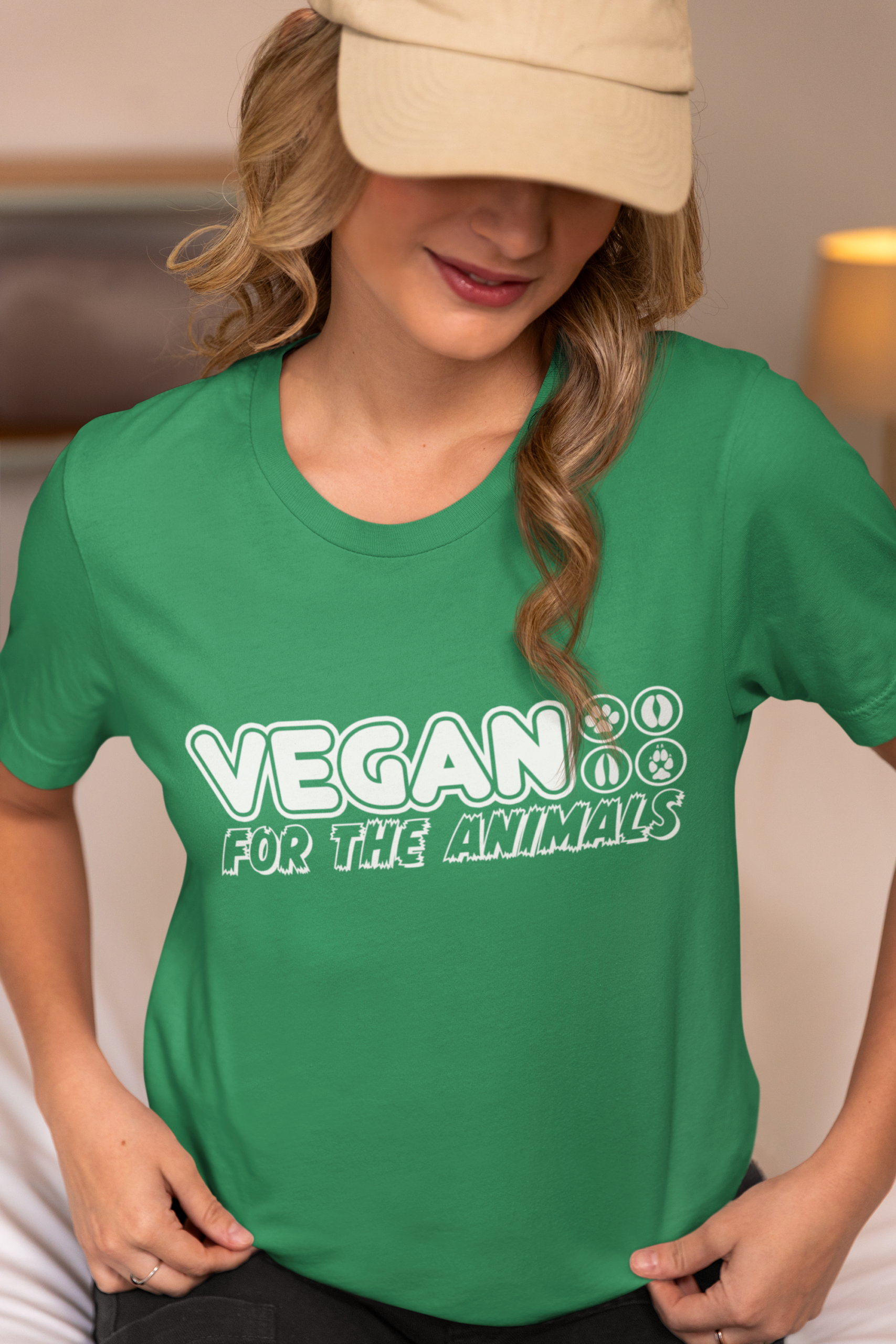 Vegan For The Animals Unisex Premium T-Shirt, several colors