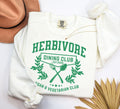 Herbivore Dining Club Unisex garment-dyed sweatshirt Green Print