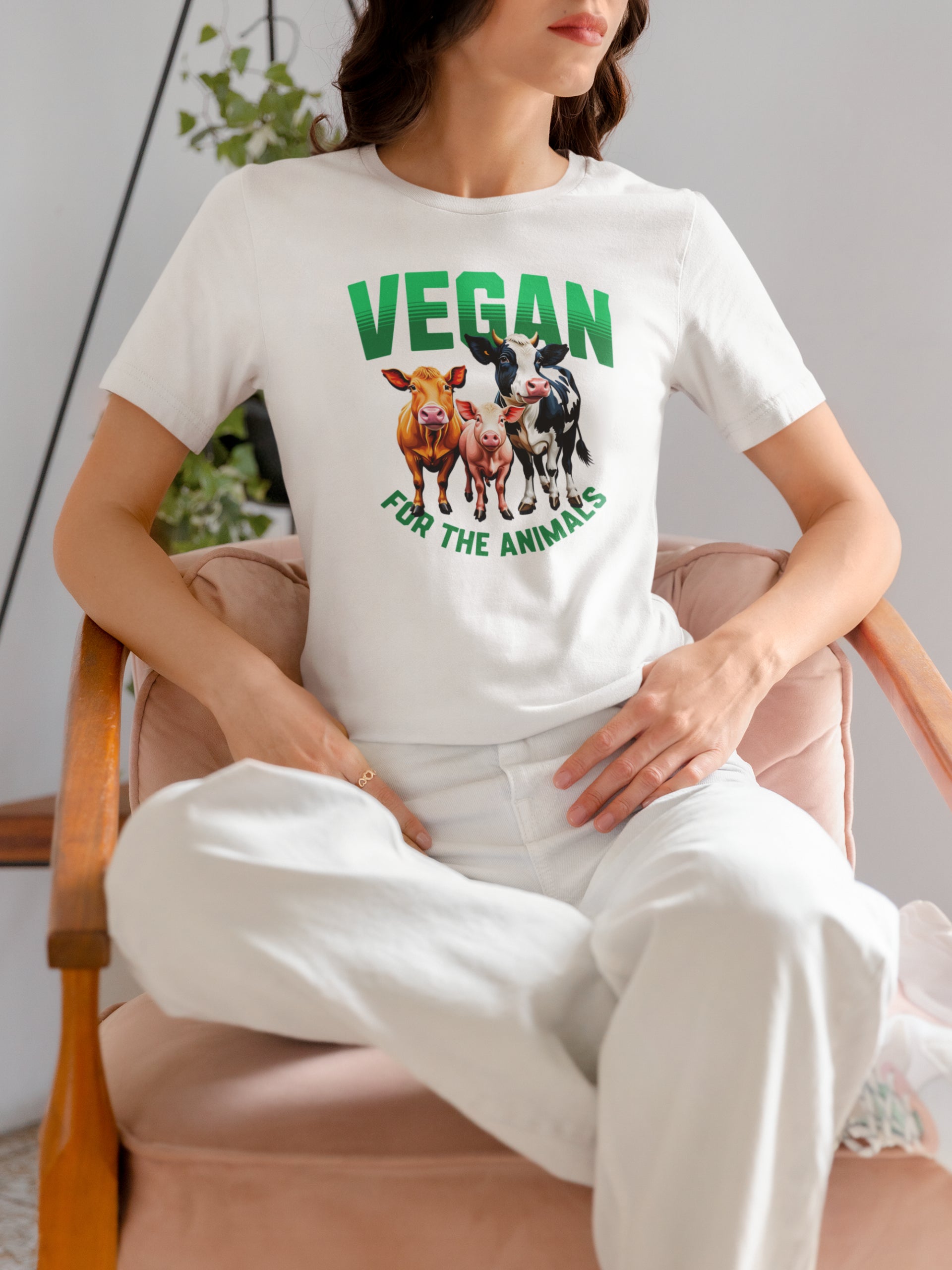 Vegan for the Animals Premium T-shirt Unisex Herbivore Shirt