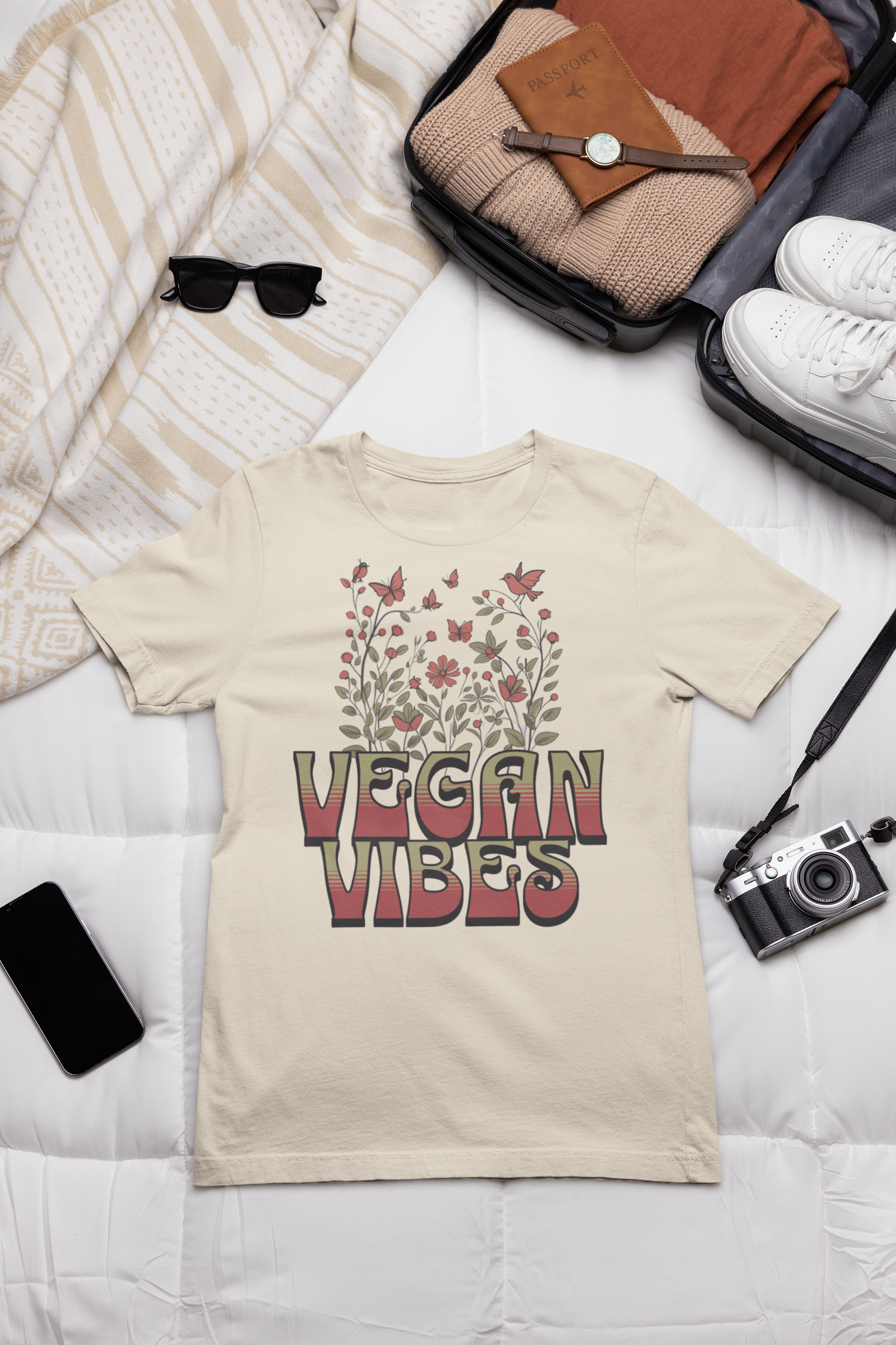 Vegan Vibes Womens Relaxed T-Shirt