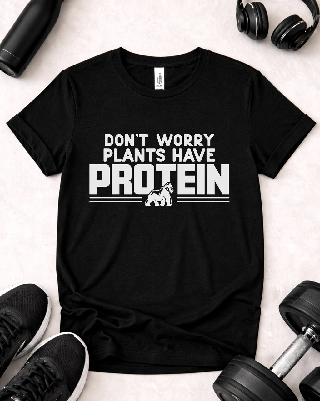 Plants Have Protein Vegan Message Herbivore Unisex T-Shirt