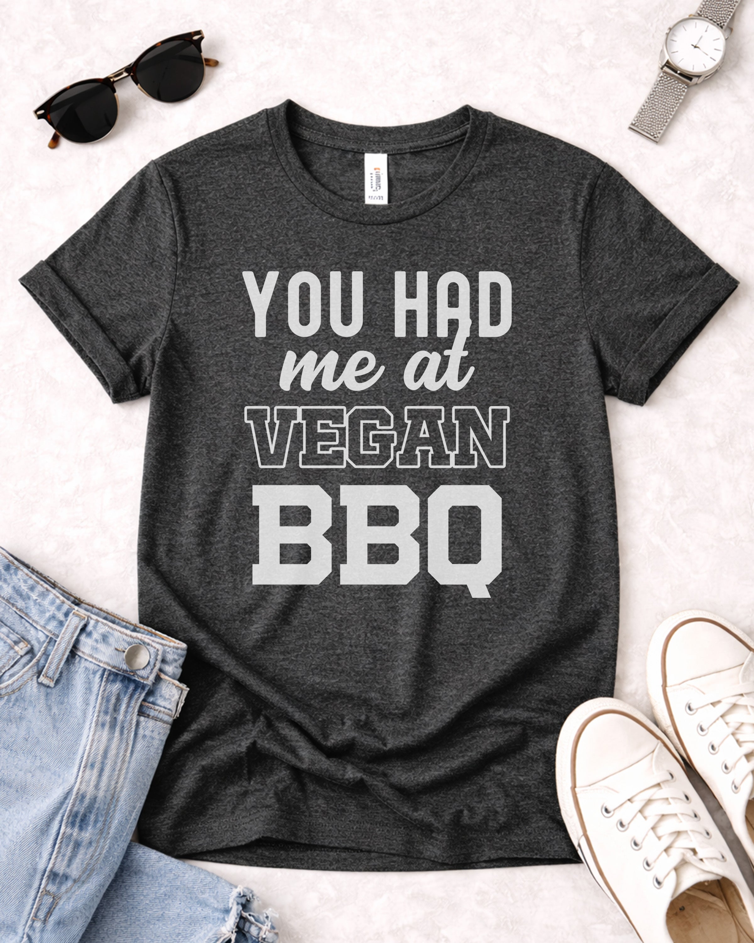 Vegan BBQ Funny Vegan Unisex T-shirt